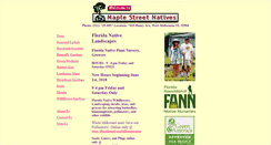 Desktop Screenshot of maplestreetnatives.com